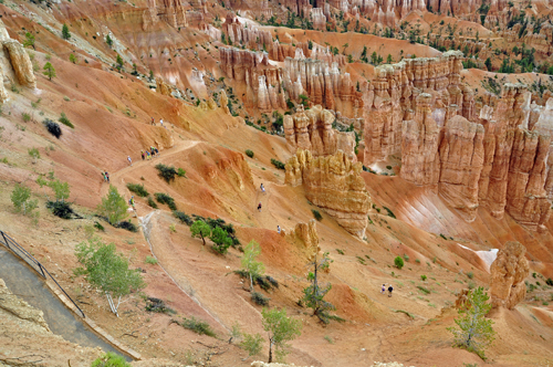 hoodoos at Sunset Point at Bryce